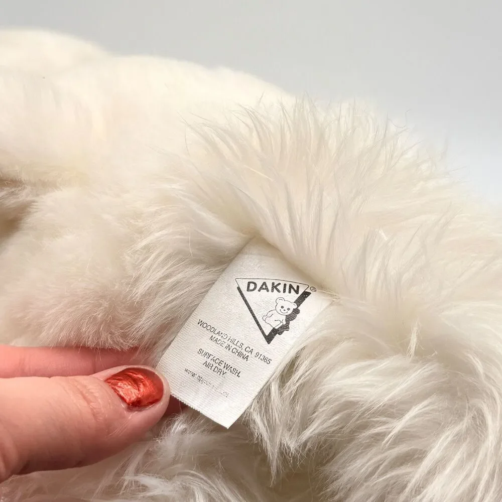 Dakin Lou Rankin Snowflake Terrier Puppy Dog Plush Stuffed Animal Applause Soft